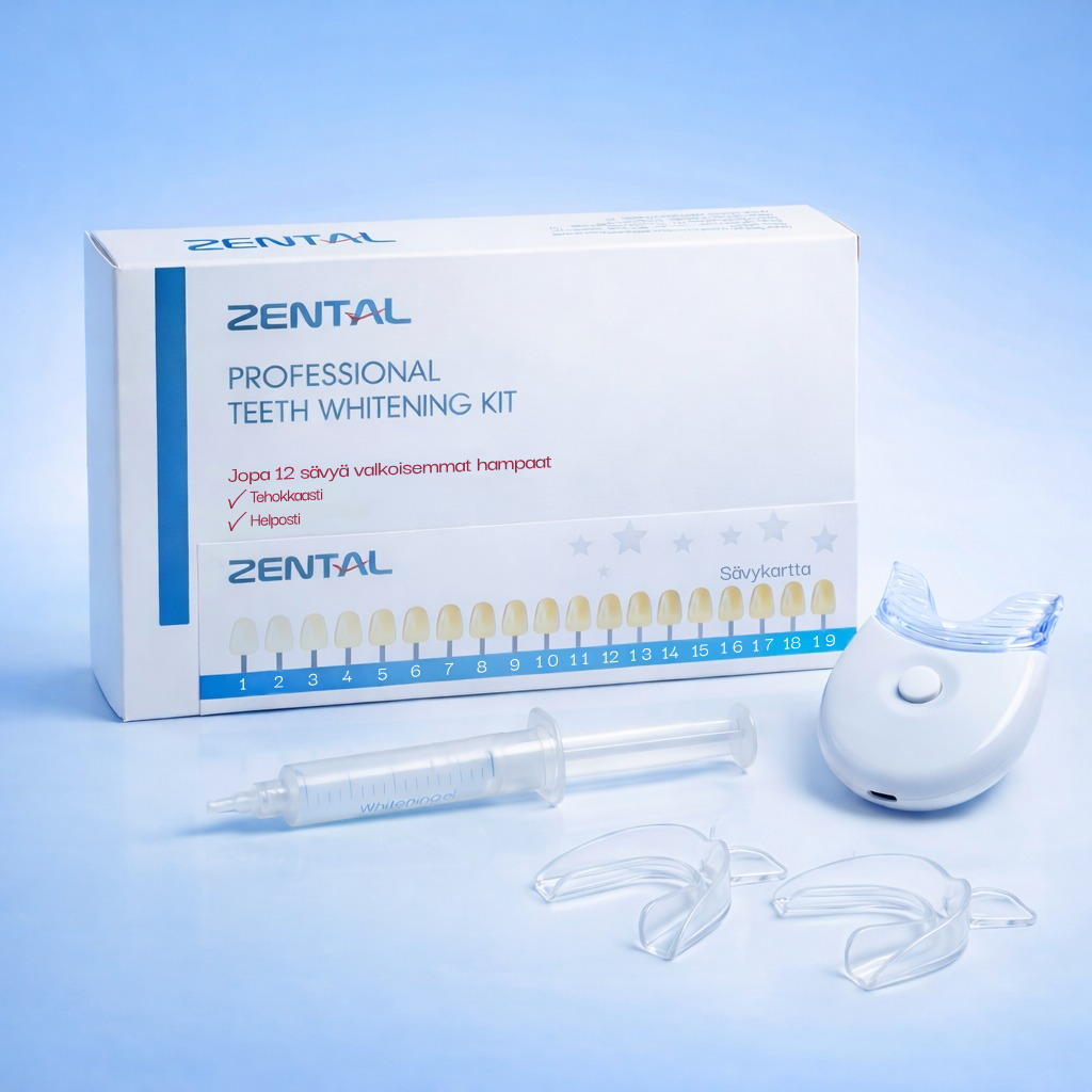 hampaiden valkaisupaketti kotona vaaleeks